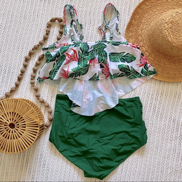 Flounce Tankini High Waisted Bottom - Picture 2 of 3